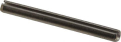 Made in USA - 1/8" Diam x 1-1/4" Long Slotted Spring Pin - Grade 420 Stainless Steel, Bright Finish - All Tool & Supply