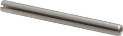 Made in USA - 1/8" Diam x 1-3/8" Long Slotted Spring Pin - Grade 420 Stainless Steel, Bright Finish - All Tool & Supply