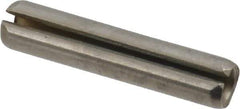 Made in USA - 5/32" Diam x 3/4" Long Slotted Spring Pin - Grade 420 Stainless Steel, Bright Finish - All Tool & Supply