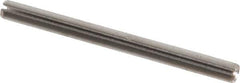 Made in USA - 5/32" Diam x 2" Long Slotted Spring Pin - Grade 420 Stainless Steel, Bright Finish - All Tool & Supply