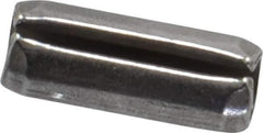 Made in USA - 3/16" Diam x 1/2" Long Slotted Spring Pin - Grade 420 Stainless Steel, Bright Finish - All Tool & Supply