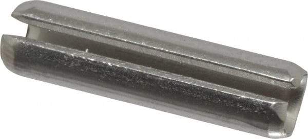 Made in USA - 3/16" Diam x 3/4" Long Slotted Spring Pin - Grade 420 Stainless Steel, Bright Finish - All Tool & Supply