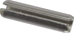 Made in USA - 3/16" Diam x 3/4" Long Slotted Spring Pin - Grade 420 Stainless Steel, Bright Finish - All Tool & Supply