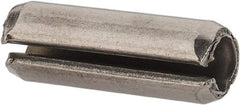 Made in USA - 7/32" Diam x 5/8" Long Slotted Spring Pin - Grade 420 Stainless Steel, Bright Finish - All Tool & Supply