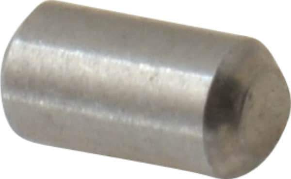 Value Collection - 3/32" Diam x 3/16" Pin Length 18-8 Stainless Steel Standard Dowel Pin - Bright Finish - All Tool & Supply