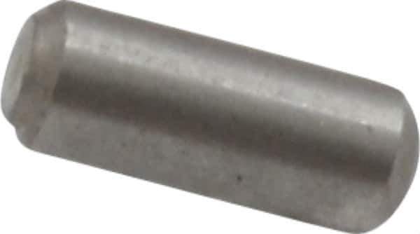 Value Collection - 3/32" Diam x 1/4" Pin Length 18-8 Stainless Steel Standard Dowel Pin - Bright Finish - All Tool & Supply