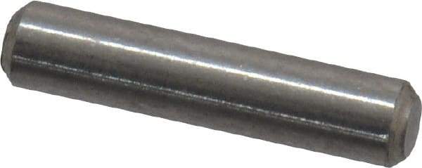 Value Collection - 3/32" Diam x 7/16" Pin Length 18-8 Stainless Steel Standard Dowel Pin - Bright Finish - All Tool & Supply