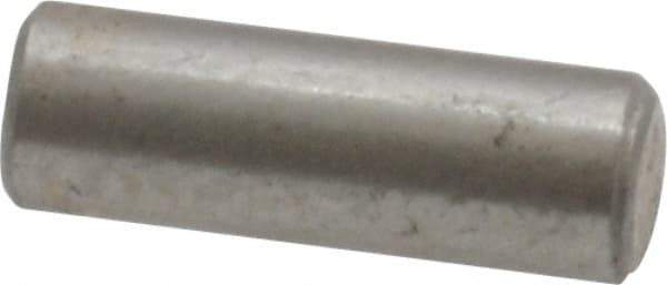 Value Collection - 1/8" Diam x 3/8" Pin Length 18-8 Stainless Steel Standard Dowel Pin - Bright Finish - All Tool & Supply