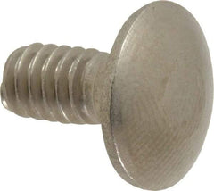 Value Collection - 1/4-20 UNC 1/2" Length Under Head, Standard Square Neck, Carriage Bolt - 18-8 Stainless Steel, Uncoated - All Tool & Supply