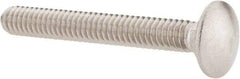 Value Collection - 1/4-20 UNC 2" Length Under Head, Standard Square Neck, Carriage Bolt - 18-8 Stainless Steel, Uncoated - All Tool & Supply