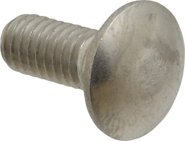 Value Collection - 5/16-18 UNC 3/4" Length Under Head, Standard Square Neck, Carriage Bolt - 18-8 Stainless Steel, Uncoated - All Tool & Supply