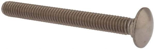 Value Collection - 5/16-18 UNC 3" Length Under Head, Standard Square Neck, Carriage Bolt - 18-8 Stainless Steel, Uncoated - All Tool & Supply