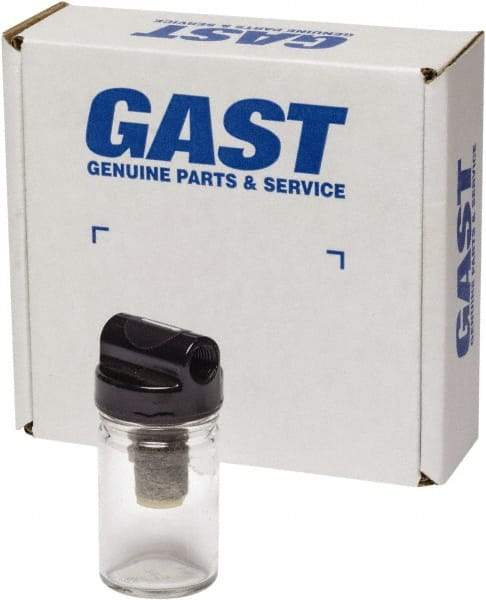 Gast - 2 oz Air Compressor Filter/Muffler Assembly - 3 Piece, Use with Gast 1HAB/0211 Rotary Vane Units - All Tool & Supply