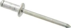 RivetKing - Size 62-64 Dome Head Aluminum Multi Grip Blind Rivet - Steel Mandrel, 0.062" to 1/4" Grip, 3/8" Head Diam, 0.192" to 0.196" Hole Diam, 0.519" Length Under Head, 3/16" Body Diam - All Tool & Supply