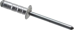 RivetKing - Size 63-67 Dome Head Aluminum Multi Grip Blind Rivet - Steel Mandrel, 0.187" to 0.456" Grip, 3/8" Head Diam, 0.192" to 0.196" Hole Diam, 0.716" Length Under Head, 3/16" Body Diam - All Tool & Supply