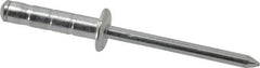 RivetKing - Size 66-69 Dome Head Aluminum Multi Grip Blind Rivet - Steel Mandrel, 0.275" to 0.598" Grip, 3/8" Head Diam, 0.192" to 0.196" Hole Diam, 7/8" Length Under Head, 3/16" Body Diam - All Tool & Supply