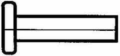 RivetKing - 3/16" Body Diam, Flat Uncoated Aluminum Solid Rivet - 3/8" Length Under Head, Grade 1100F - All Tool & Supply