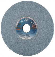 Norton - 8" Diam x 1-1/4" Hole x 1" Thick, J Hardness, 46 Grit Surface Grinding Wheel - Ceramic, Type 5, Coarse Grade, 3,600 Max RPM, Vitrified Bond, One-Side Recess - All Tool & Supply