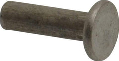 RivetKing - 3/16" Body Diam, Countersunk Uncoated Steel Solid Rivet - 5/8" Length Under Head, 90° Countersunk Head Angle - All Tool & Supply