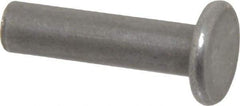 RivetKing - 3/16" Body Diam, Countersunk Uncoated Steel Solid Rivet - 3/4" Length Under Head, 90° Countersunk Head Angle - All Tool & Supply