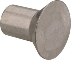 RivetKing - 3/16" Body Diam, Countersunk Aluminum Solid Rivet - 5/16" Length Under Head, Grade 1100F, 78° Countersunk Head Angle - All Tool & Supply