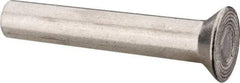 RivetKing - 1/4" Body Diam, Countersunk Uncoated Aluminum Solid Rivet - 1-1/2" Length Under Head, Grade 1100F, 78° Countersunk Head Angle - All Tool & Supply