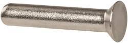 RivetKing - 3/16" Body Diam, Countersunk Stainless Steel Solid Rivet - 1" Length Under Head, Grade 18-8, 90° Countersunk Head Angle - All Tool & Supply