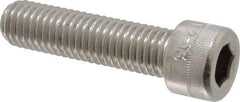 Holo-Krome - 1/2-13 UNC Hex Socket Drive, Socket Cap Screw - Grade 18-8 Stainless Steel, Passivated Finish, Fully Threaded, 2" Length Under Head - All Tool & Supply