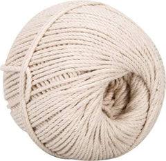 Made in USA - 0.08 Inch Diameter, Seine Cable Cord Twine - 61 Lbs. Breaking Strength, White, 470 Ft. per Lb. - All Tool & Supply