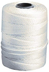 Value Collection - 1/8 Inch Diameter, Seine Twine Spool - 630 Lbs. Breaking Strength, White, 262 Ft. per Lb. - All Tool & Supply