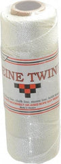 Value Collection - 0.046 Inch Diameter, Seine Twine Spool - 105 Lbs. Breaking Strength, White, 1,800 Ft. per Lb. - All Tool & Supply