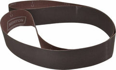 Norton - 2" Wide x 60" OAL, 320 Grit, Aluminum Oxide Abrasive Belt - Aluminum Oxide, Extra Fine, Coated, X Weighted Cloth Backing, Series R228 - All Tool & Supply