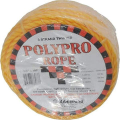 Value Collection - 100' Max Length Polypropylene Coilettes - 1/4" Diam, 1,130 Lb Capacity - All Tool & Supply