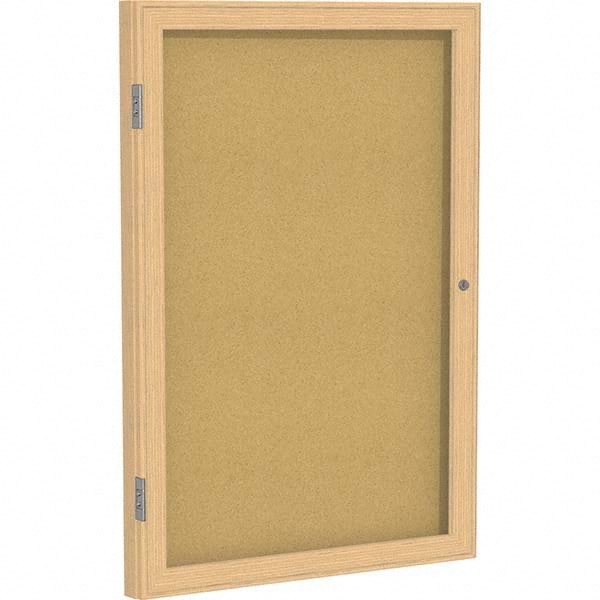 Ghent - Cork Bulletin Boards Style: Enclosed Cork Bulletin Boards Color: Natural Cork - All Tool & Supply