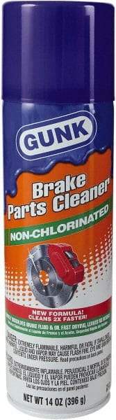 Gunk - Nonchlorinated Brake Parts Cleaner - 14 oz Aerosol Can - All Tool & Supply