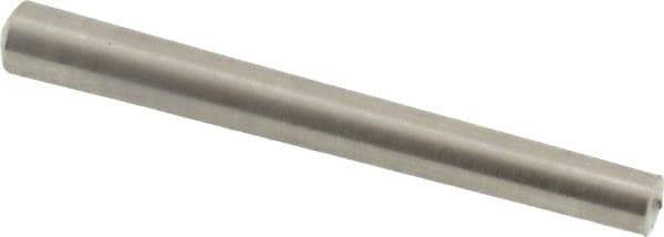 Value Collection - Size 2/0, 0.115" Small End Diam, 0.141" Large End Diam, Passivated Stainless Steel Taper Pin - Grade 303, 18-8, 1-1/4" OAL, 1-1/4 Pin Length - All Tool & Supply