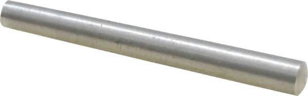 Value Collection - Size 3, 0.1774" Small End Diam, 0.219" Large End Diam, Passivated Stainless Steel Taper Pin - Grade 303, 18-8, 2" OAL, 2 Pin Length - All Tool & Supply