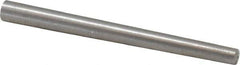 Value Collection - Size 3, 0.167" Small End Diam, 0.219" Large End Diam, Passivated Stainless Steel Taper Pin - Grade 303, 18-8, 2-1/2" OAL, 2-1/2 Pin Length - All Tool & Supply