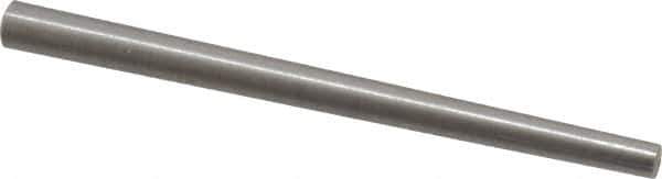 Value Collection - Size 3, 0.1566" Small End Diam, 0.219" Large End Diam, Passivated Stainless Steel Taper Pin - Grade 303, 18-8, 3" OAL, 3 Pin Length - All Tool & Supply