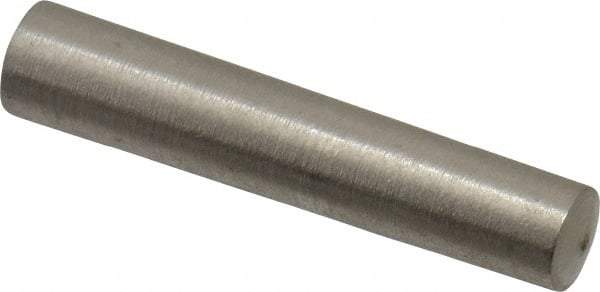 Value Collection - Size 4, 0.224" Small End Diam, 0.25" Large End Diam, Passivated Stainless Steel Taper Pin - Grade 303, 18-8, 1-1/4" OAL, 1-1/4 Pin Length - All Tool & Supply