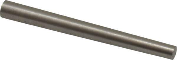 Value Collection - Size 4, 0.198" Small End Diam, 0.25" Large End Diam, Passivated Stainless Steel Taper Pin - Grade 303, 18-8, 2-1/2" OAL, 2-1/2 Pin Length - All Tool & Supply