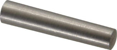 Value Collection - Size 7, 0.3674" Small End Diam, 0.409" Large End Diam, Passivated Stainless Steel Taper Pin - Grade 303, 18-8, 2" OAL, 2 Pin Length - All Tool & Supply