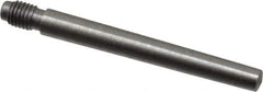 Value Collection - Size 4, 0.248" Large End Diam, Uncoated Steel 1/4-28 Threaded Taper Pin - Grade C-12L14, 2 Pin Length - All Tool & Supply