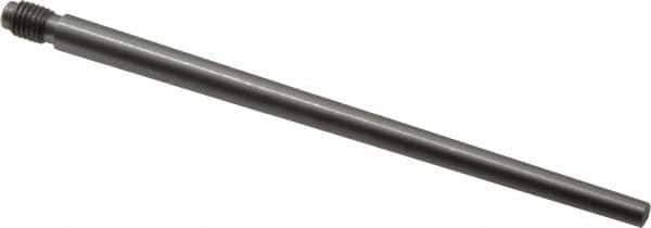 Value Collection - Size 4, 0.248" Large End Diam, Uncoated Steel 1/4-28 Threaded Taper Pin - Grade C-12L14, 4 Pin Length - All Tool & Supply