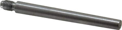 Value Collection - Size 5, 0.287" Large End Diam, Uncoated Steel 1/4-28 Threaded Taper Pin - Grade C-12L14, 2-1/2 Pin Length - All Tool & Supply