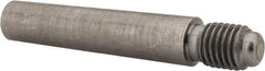 Value Collection - Size 6, 0.339" Large End Diam, Uncoated Steel 5/16-24 Threaded Taper Pin - Grade C-12L14, 1-1/2 Pin Length - All Tool & Supply