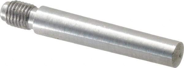 Value Collection - Size 6, 0.339" Large End Diam, Uncoated Steel 5/16-24 Threaded Taper Pin - Grade C-12L14, 1-3/4 Pin Length - All Tool & Supply