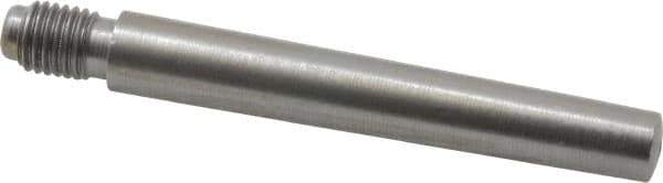 Value Collection - Size 6, 0.339" Large End Diam, Uncoated Steel 5/16-24 Threaded Taper Pin - Grade C-12L14, 2-1/4 Pin Length - All Tool & Supply