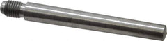 Value Collection - Size 6, 0.339" Large End Diam, Uncoated Steel 5/16-24 Threaded Taper Pin - Grade C-12L14, 2-1/2 Pin Length - All Tool & Supply