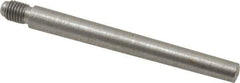 Value Collection - Size 6, 0.339" Large End Diam, Uncoated Steel 5/16-24 Threaded Taper Pin - Grade C-12L14, 3 Pin Length - All Tool & Supply